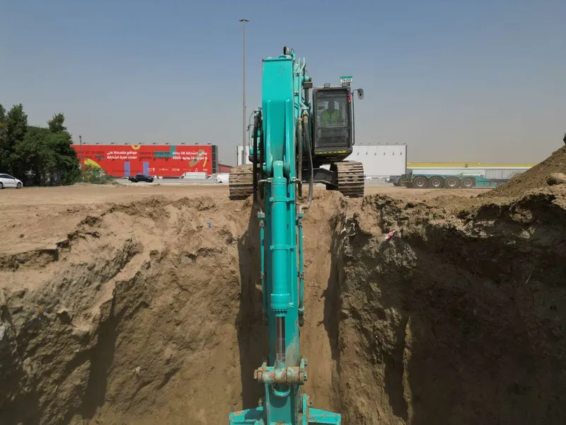 Kobelco SK380 excavator