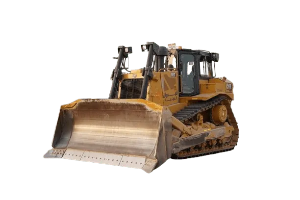 Caterpillar D8T Crawler Bulldozer 2021 white background