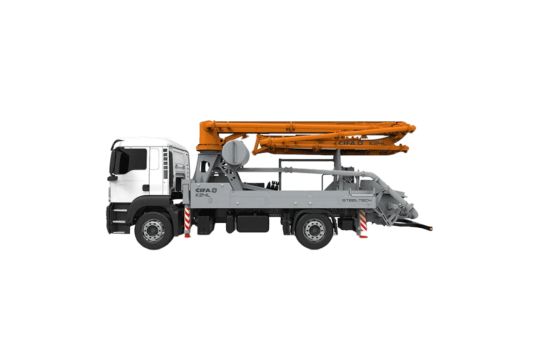 Cifa K42L Concrete Pump Truck white background