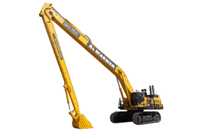 125-ton Excavator,Long Boom rental_white background
