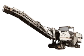 1995 Wirtgen 2100DC Cold Miller White Background