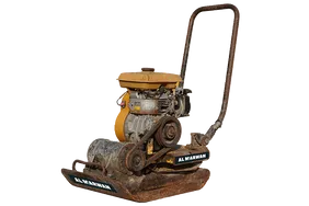 2003 Sakai PC100 Plate Compactor white background- Al Marwan Machinery