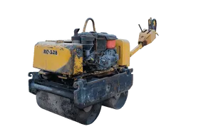 2004 Sakai HV60ST Walk-Behind Roller White Background View