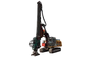 2005 Sennebogen Zeppelin SR35 ABI Mobilram 14-17 Piling Rig White Background View - PD-0062