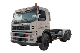 2005 Volvo FM12 6x4 Water Truck White Background View