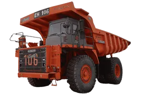 2011 Hitachi EH1100-3 Rigid Dump Truck white background img - Al Marwan Heavy Machinery