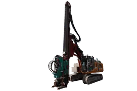 2011 Sennebogen Zeppelin SR35 ABI Mobilram 14-17 Piling Rig White Background View - PD-0063