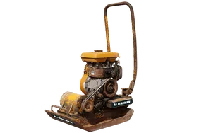 2012 Sakai PC100 Plate Compactor White Background View - CP-0046