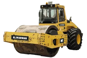 2014 Bomag BW226 DI-4 BVC Single Drum Roller White Background View