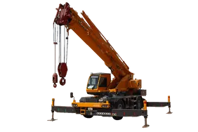 2015 Kato KR25H-V8 SR250Ri Mobile Crane White Background View