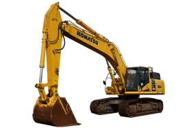 2016 Komatsu PC450-10 Track Excavator White-background - Al Marwan