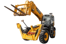 2017 JCB 540-170 Telescopic Handler White Background View