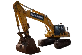 2017 Komatsu PC450LC-8 White Background Image 