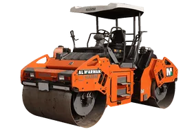 2020 Hamm HD99 Double Drum Roller White Background View