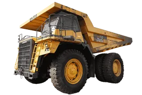 2020 Komatsu HD785-7 Rigid Dump Truck White Background View - RD-0490