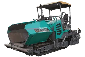 2020 Vögele 0763 Super 1400 Track Paver White Background View - AS-0054