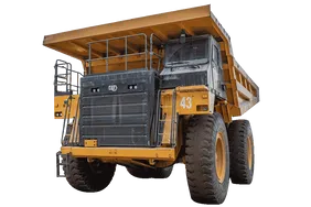 2023 Caterpillar 777 Rigid Dump Truck White Background View