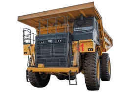 2023 Caterpillar 777 Rigid Dump Truck White Background View