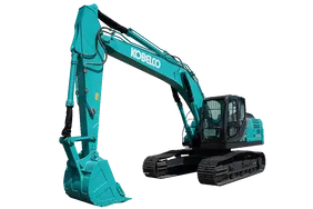 New Kobelco SK220 Crawler Excavator | Al Marwan White Background Image
