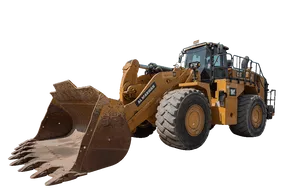 Caterpillar 988k Wheel Loader White Background Image