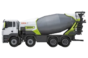 Cifa E9 Electric Mixer Truck white background