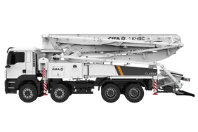 Cifa K43C Concrete Pump Truck White Background View