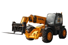 2003 JCB 532-120 Forklift White Background Image