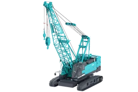 Kobelco CKS1000 Crawler Crane White Background