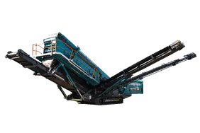 Powerscreen by Terex Chieftain 2100X Screener-White Background Image