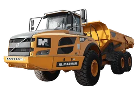 Rent 35-Ton Articulated Dump Trucks White Background Image