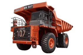 Rigid Dump Truck 2011 Hitachi EH1100-3 - white background img - Al Marwan Heavy Machinery