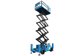 Sinoboom 1218RD Scissor Lift White Background View