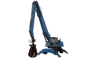 Terex Fuchs MHL350 Material Handler 2011 White-background -  Al Marwan Heavy Machinery