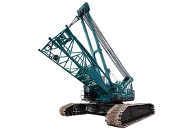 Used Kobelco CKS2500 Crawler Crane 2015 White Background Image