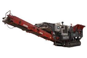 Used Sandvik QJ341 Jaw Crusher 2013 white background