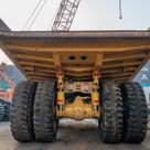 2023 Caterpillar 777 Rigid Dump Truck Rear View