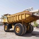 1980 Cat 769C Rigid Dump Truck Rear Left View - RD-0146