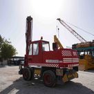 1980 Liebherr A911C Excavator with ABI Piling Rig Rear Left View - PD-0003