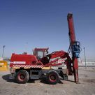1980 Liebherr A911C Excavator with ABI Piling Rig Right View - PD-0003