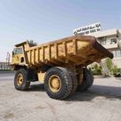 1982 Cat 769C Rigid Dump Truck Rear Left View - RD-0151