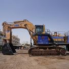 2000 Komatsu PC1600 AP-1 Large Excavator Left Side View