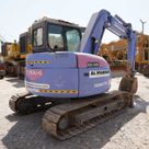 2001 Komatsu PC78UU-6 Mini Excavator Rear Right View