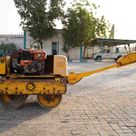 2002 Sakai HV51ST Walk-Behind Roller Left View - RO-0086