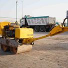 2002 Sakai HV51ST Walk-Behind Roller Rear Left View - RO-0088