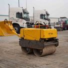 2003 Sakai HV51ST Walk-Behind Roller Front Right View - RO-0112