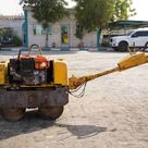 2003 Sakai HV51ST Walk-Behind Roller Left View - RO-0107