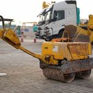 2004 Sakai HV51ST Walk-Behind Roller Rear Right View - RO-0135