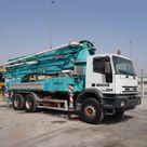 2005 Cifa PA 1206 F8 Concrete Pump on Iveco Trakker 380E37H 6x4 Truck Front Right View - CPM-0204