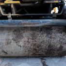 2005 Sakai HV60ST Walk-Behind Roller Under carriage View