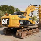 2007 CAT 320D Track Excavator Rear Right View - EX-0357